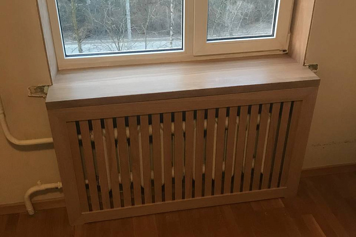 Комплексное оформление окна и радиатора (6). Работы компании РСК Интерьер.